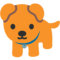 Dog emoji on Google